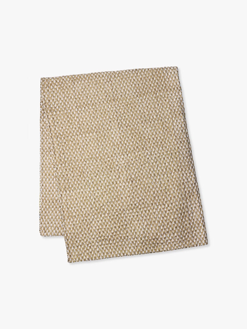 リバーシブル ミディアムブランケット（ブラウンサンド マスタード） 詳細画像 brown 1