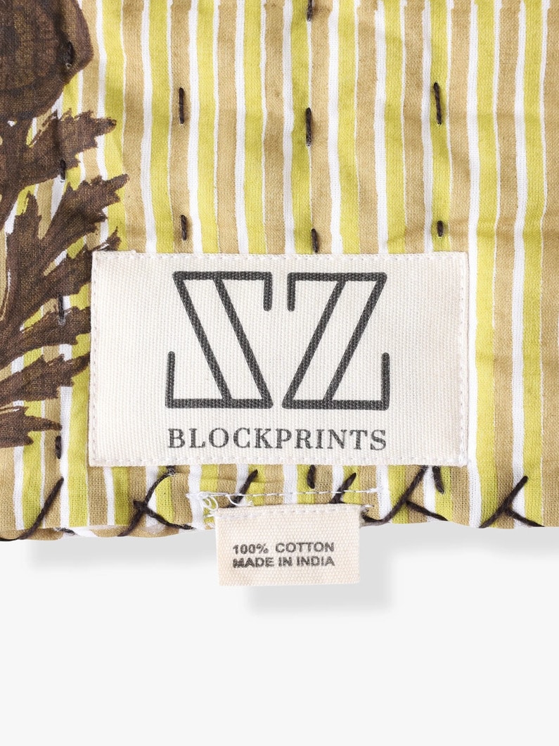 リバーシブル ミディアムブランケット（ブラウンサンド マスタード） 詳細画像 brown 3