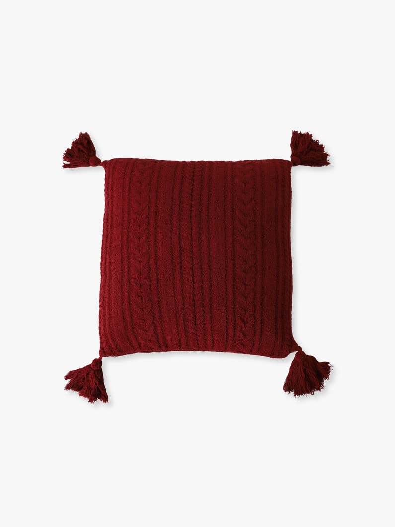 ケーブル タッセル ピロー コージーシック 詳細画像 red 1