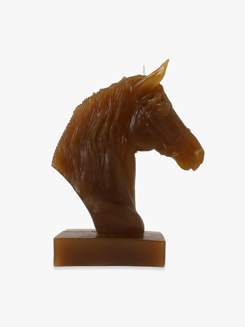 シュヴァル ホースヘッドキャンドル 詳細画像 brown 1