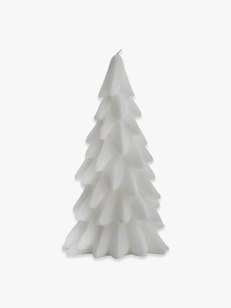 サパン クリスマスツリーキャンドル 詳細画像 white