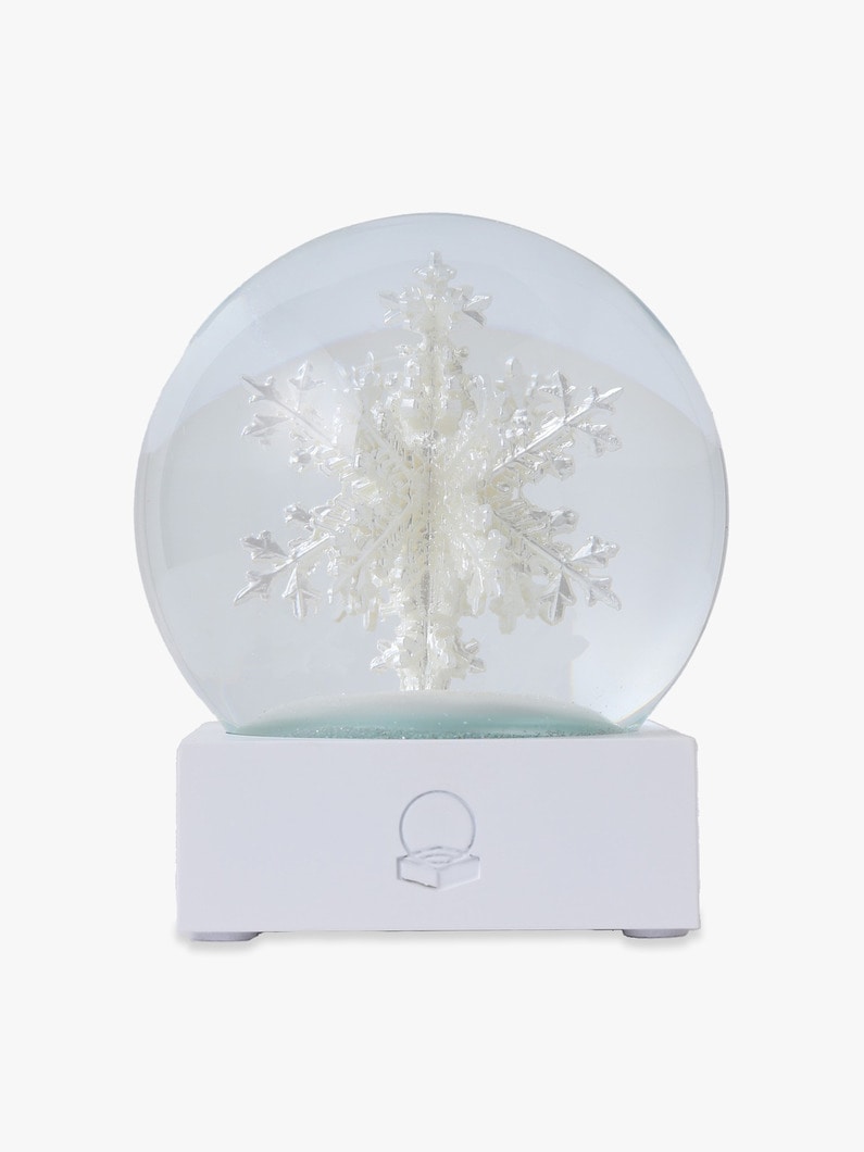 スノーフレーク スノードーム 詳細画像 white 1