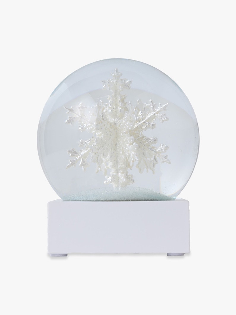 スノーフレーク スノードーム 詳細画像 white 1