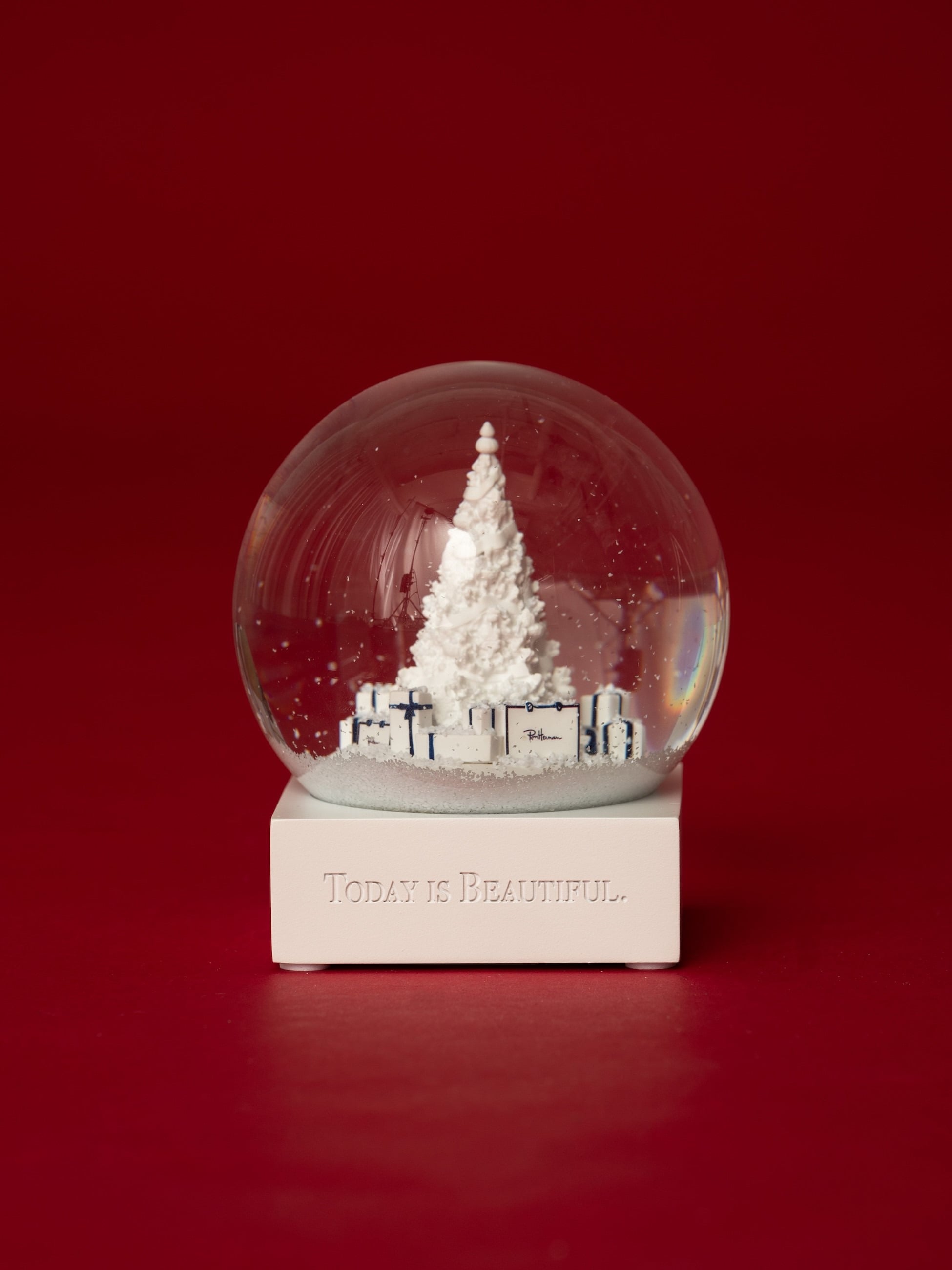 ホワイト クリスマスツリー スノードーム｜COOLSNOWGLOBES(クール