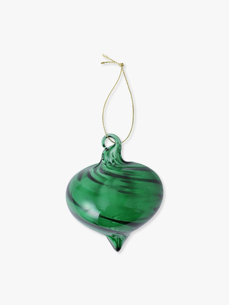 ♠【マージャーズ】✨希少品　✨美品　ウール100%　イタリア製　グリーン　M相当 ガラス オーナメント（MIX3）｜SHISHI(シシ)｜Ron Herman