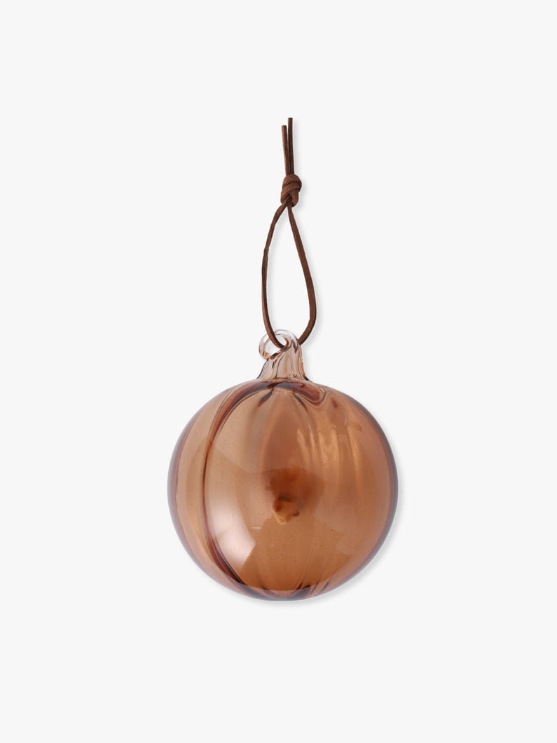 ガラスボール オーナメント 詳細画像 brown
