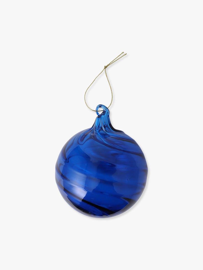 ガラスボール オーナメント 詳細画像 blue 1