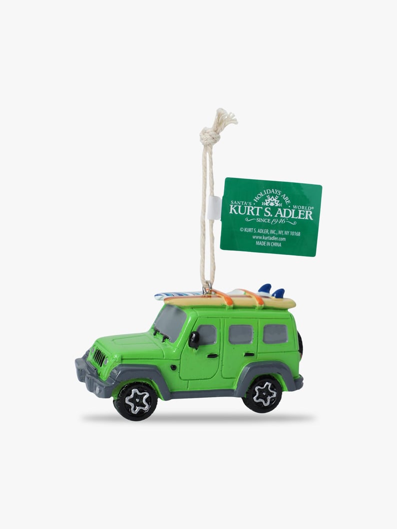 ジープ＆サーフボード オーナメント 詳細画像 green 1