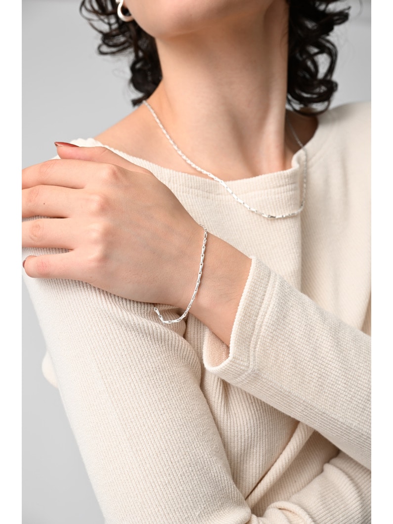 バーリーコーン チェーン ブレスレット（20cm） 詳細画像 silver 2