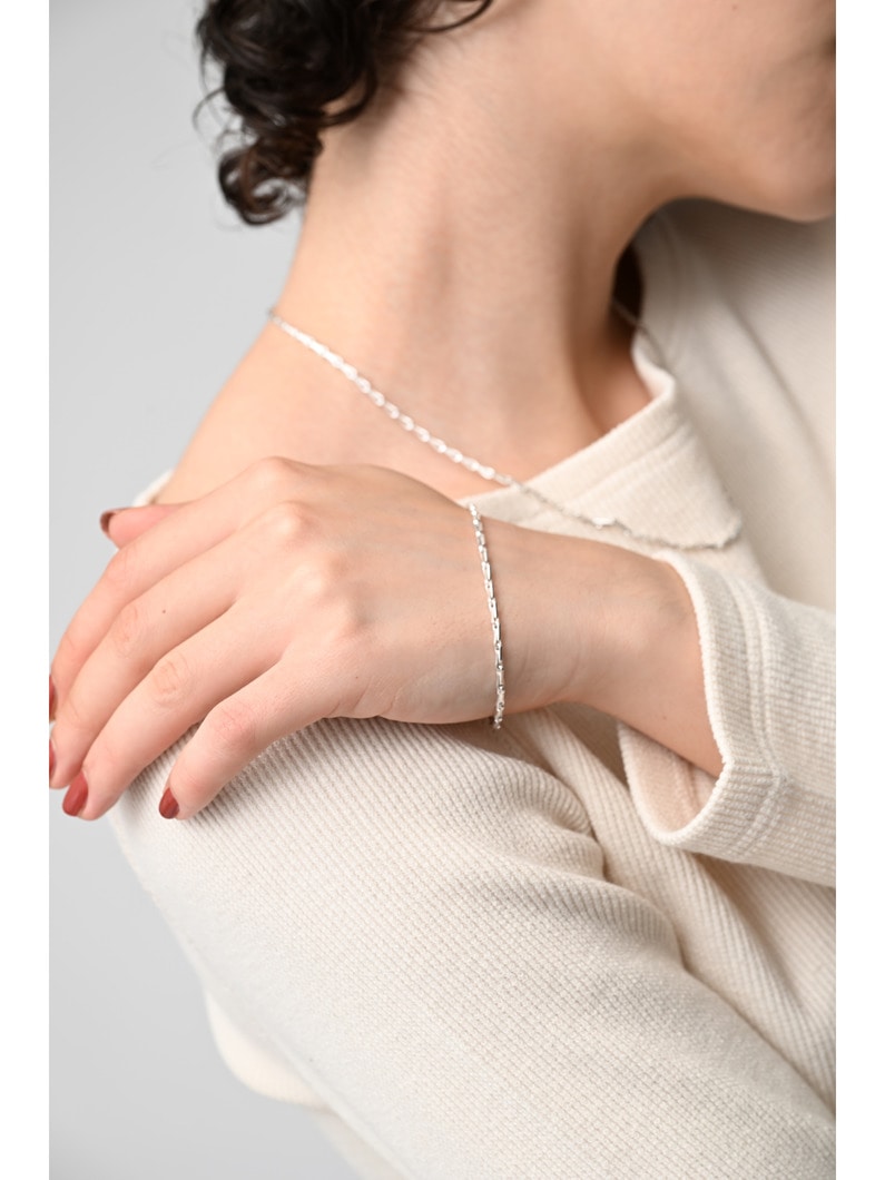 バーリーコーン チェーン ブレスレット（20cm） 詳細画像 silver 3