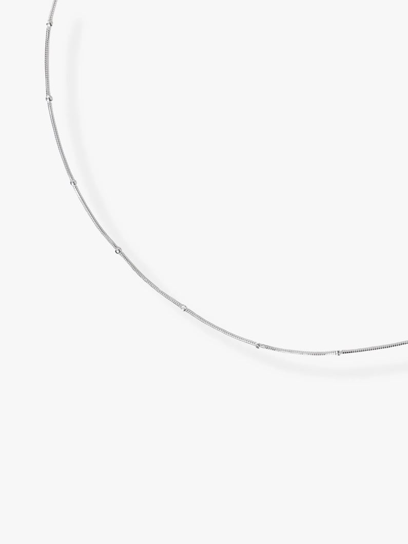 モールスコード チェーン ネックレス（40cm） 詳細画像 silver 1