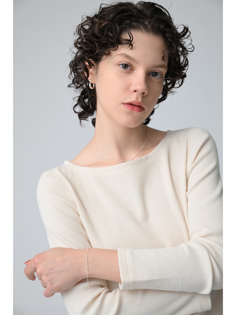 モールスコード チェーン ネックレス（40cm） 詳細画像 silver 2