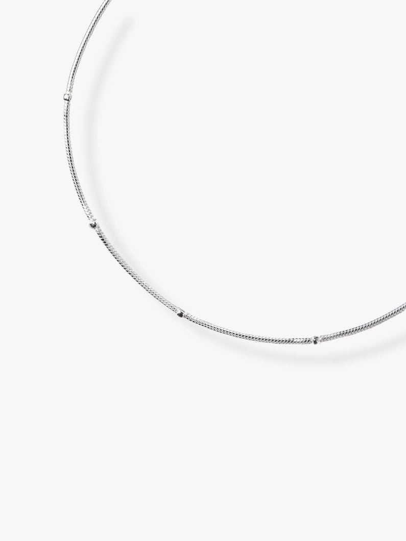 モールスコード チェーン ブレスレット（17cm） 詳細画像 silver 1