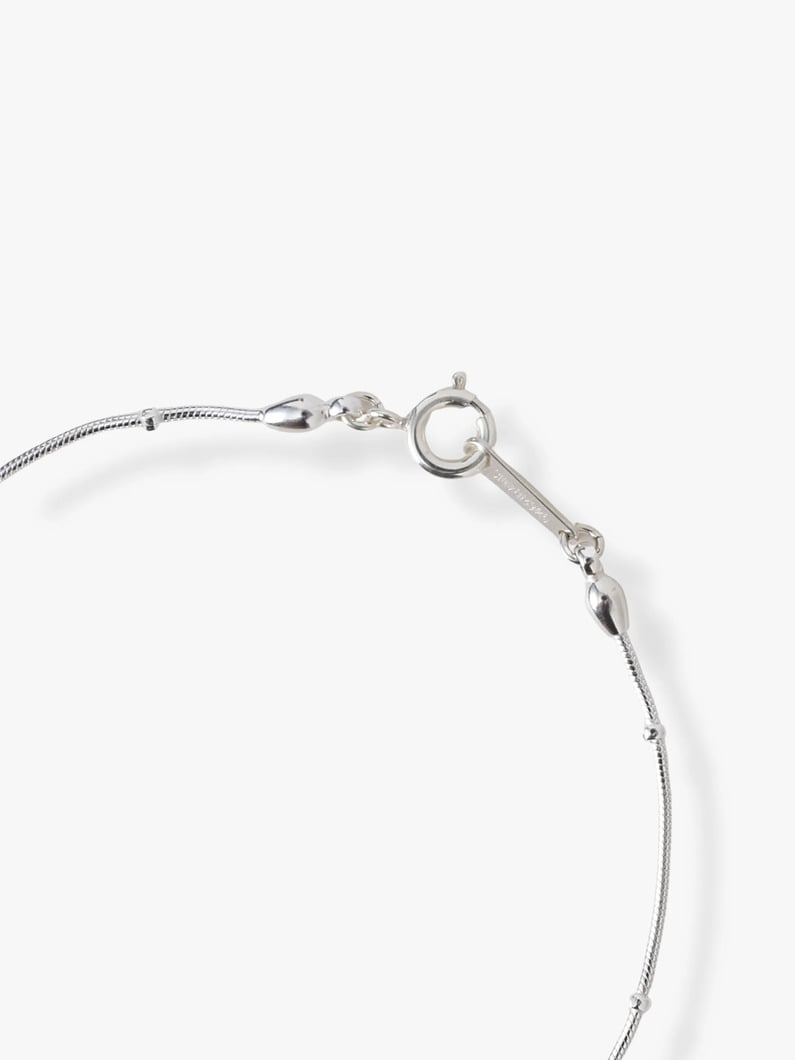 モールスコード チェーン ブレスレット（17cm） 詳細画像 silver 2