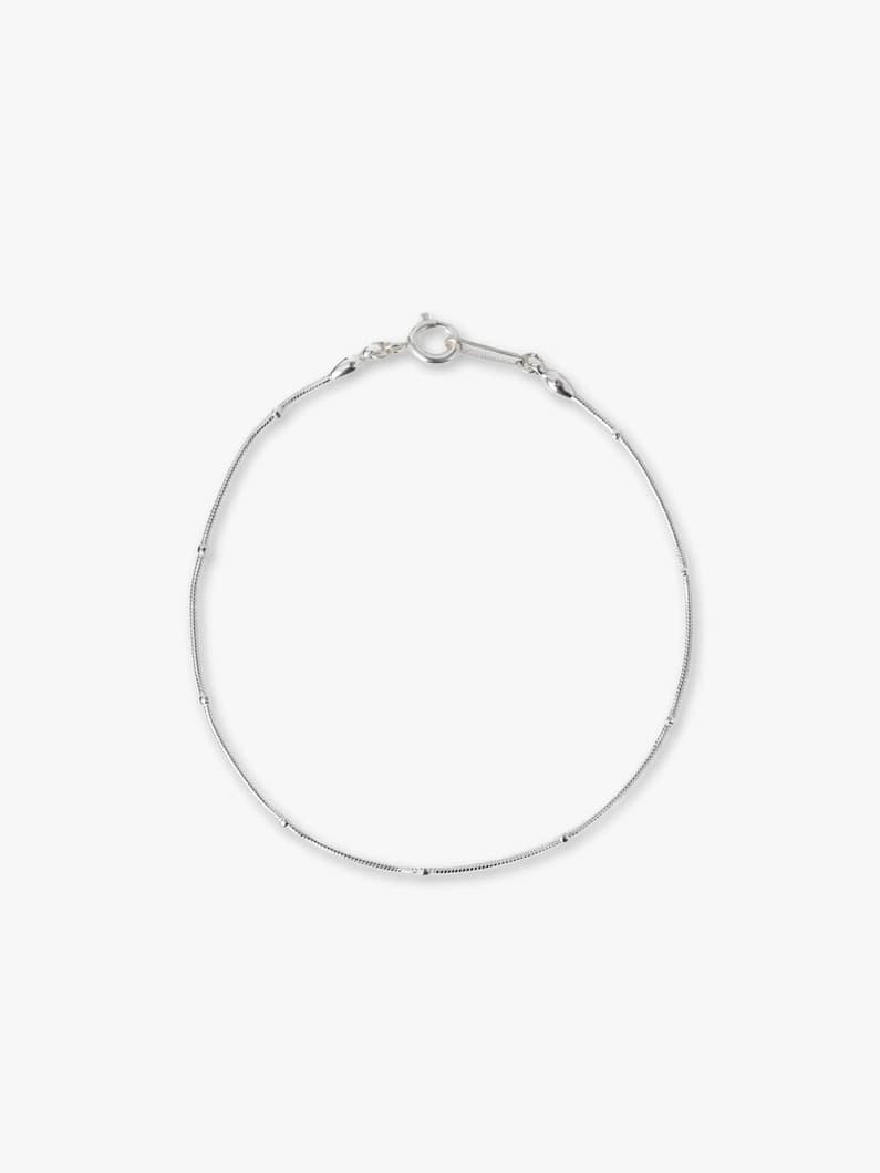 モールスコード チェーン ブレスレット（17cm） 詳細画像 silver 5