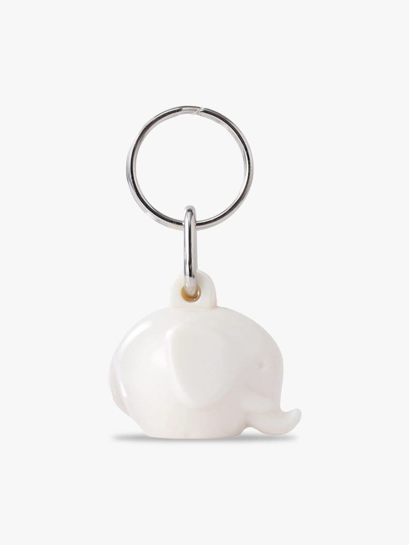 エレファント ホワイト キーチェーン 詳細画像 red 1