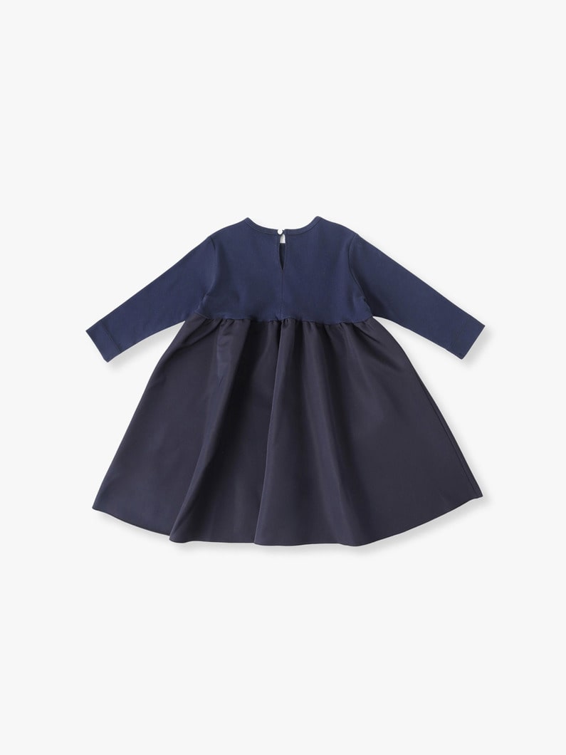 バレリーナ ロングスリーブ ティードレス（ホワイト/ピンク/ネイビー/7M-6Y） 詳細画像 pink 1