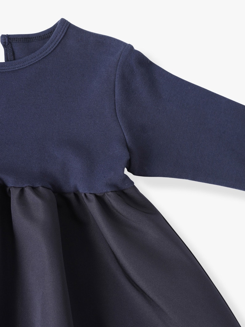 バレリーナ ロングスリーブ ティードレス（ホワイト/ピンク/ネイビー/7M-6Y） 詳細画像 pink 2