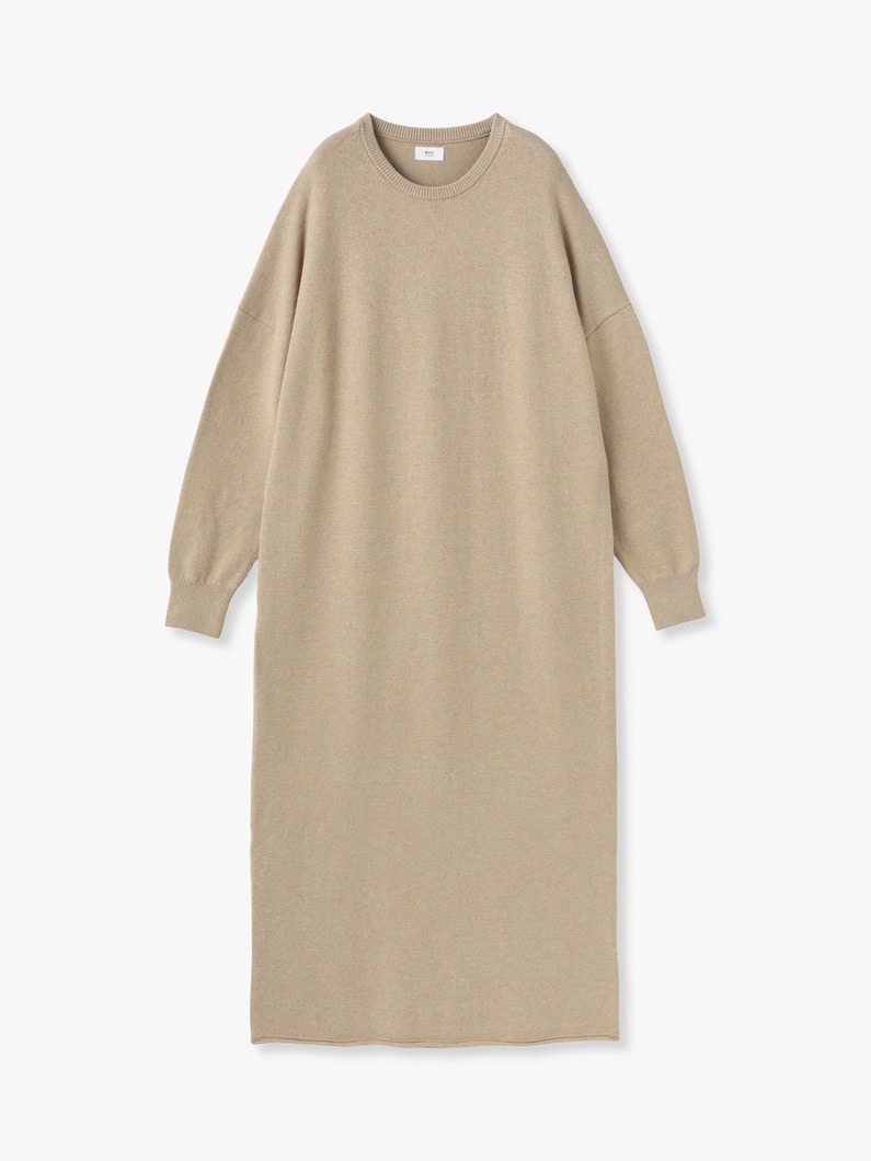 Cotton Nylon Knit Dress | ドレス 詳細画像 beige 4