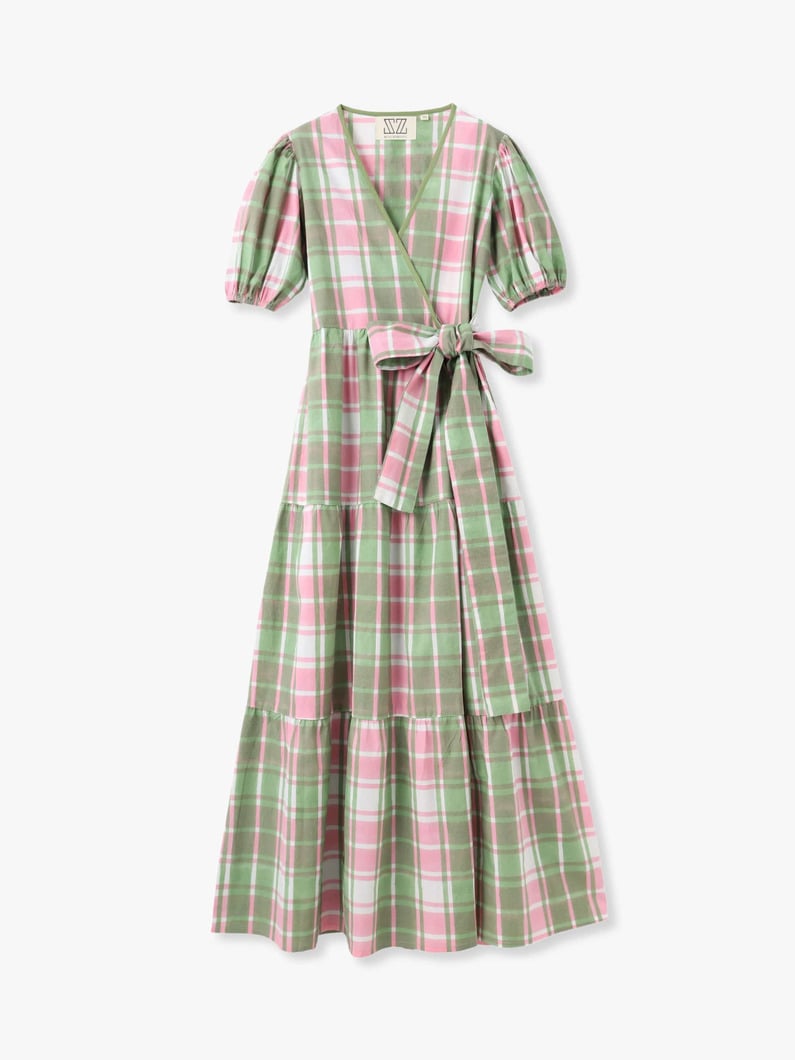 タータン エミリードレス｜SZ BLOCKPRINTS(エスゼット ブロック