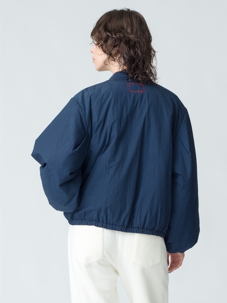 Recycle Nylon Zip Up Jacket | ジャケット 詳細画像 navy 2