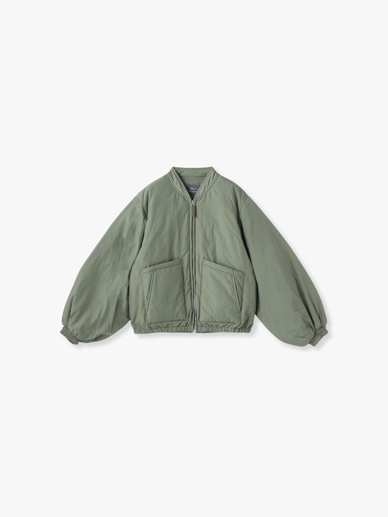 Recycle Nylon Zip Up Jacket | ジャケット 詳細画像 sage