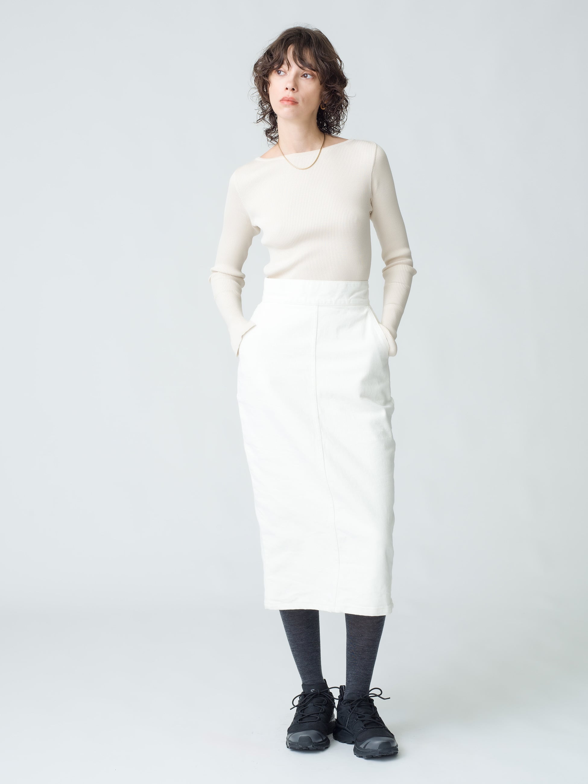 Stretch White Denim Skirt | スカート｜RH Vintage(アールエイチ ヴィンテージ)｜Ron Herman