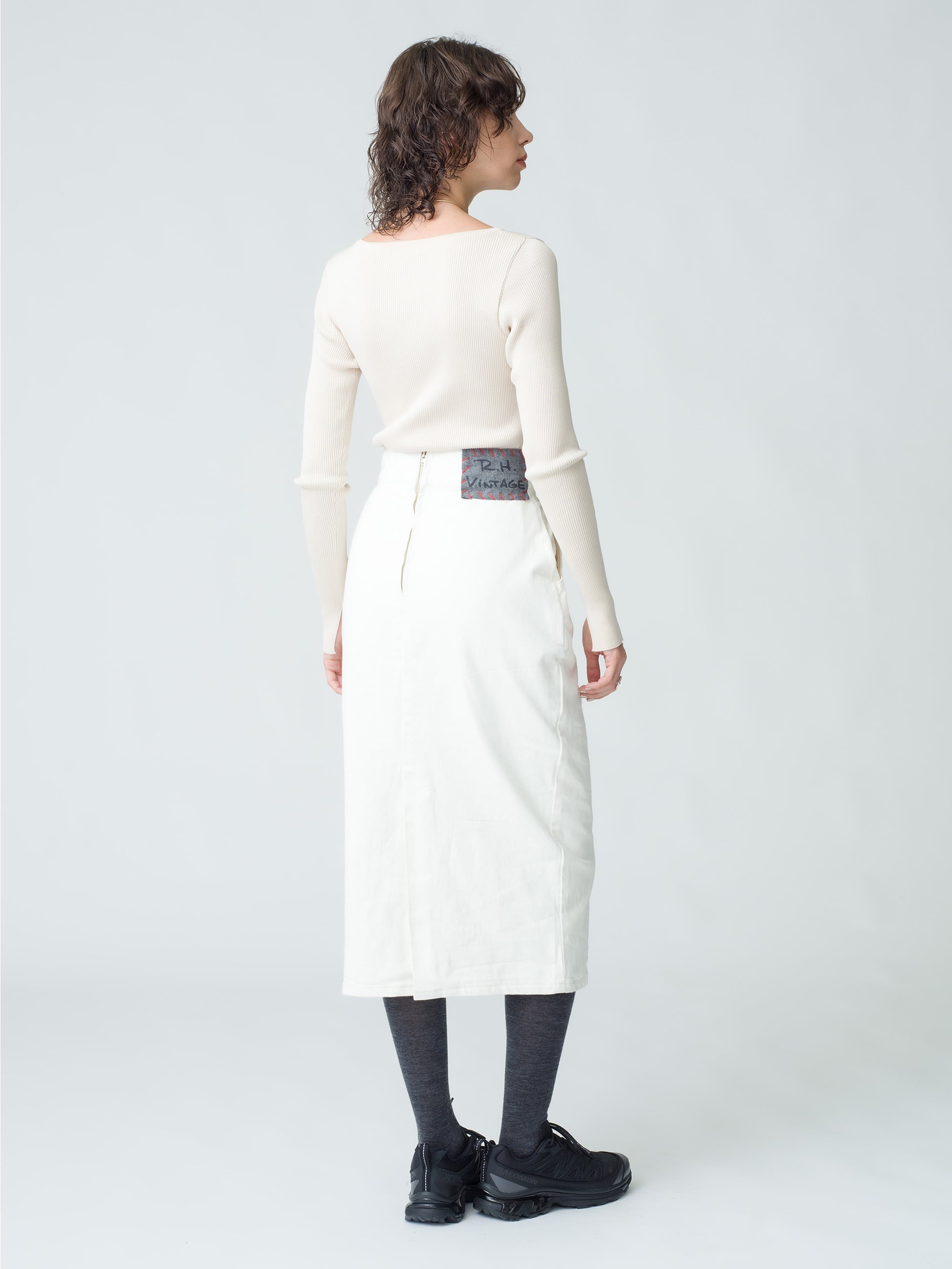 Stretch White Denim Skirt | スカート｜RH Vintage(アールエイチ ヴィンテージ)｜Ron Herman