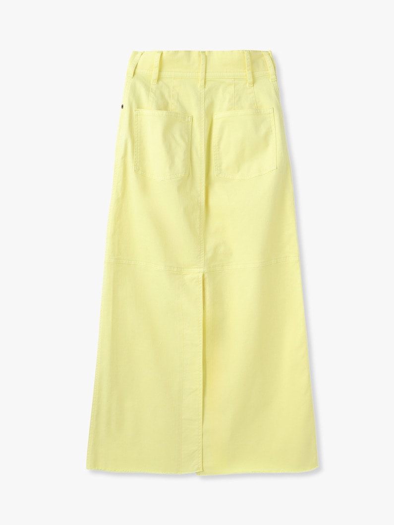 Organic Cotton Twill Skirt | スカート 詳細画像 yellow 1