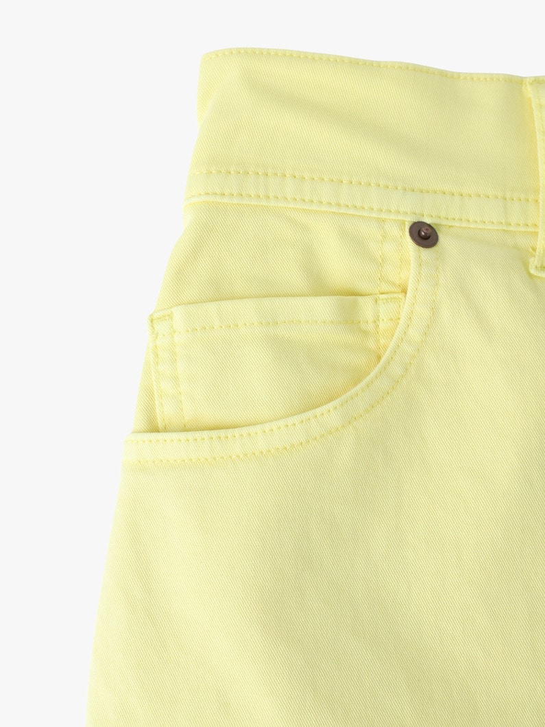 Organic Cotton Twill Skirt | スカート 詳細画像 yellow 3