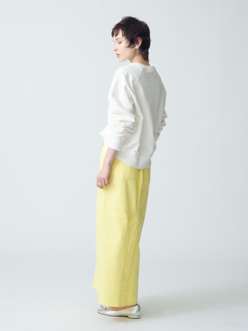 Organic Cotton Twill Skirt | スカート 詳細画像 yellow 2