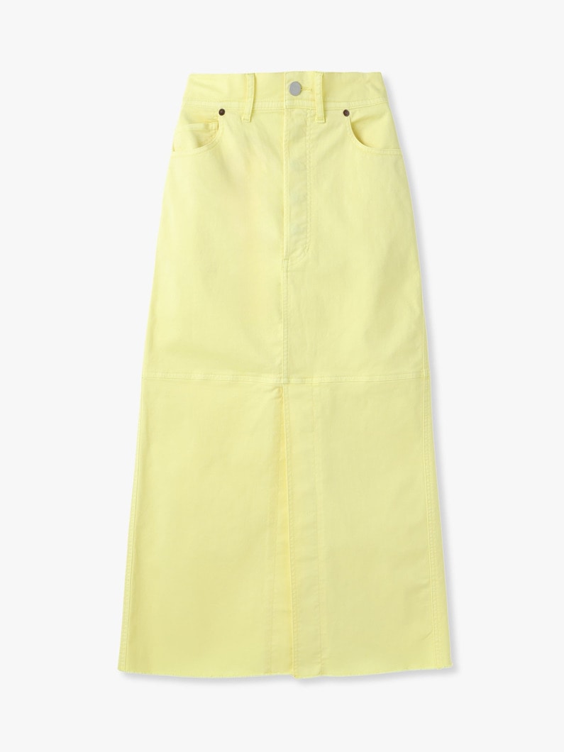 Organic Cotton Twill Skirt | スカート 詳細画像 yellow 4