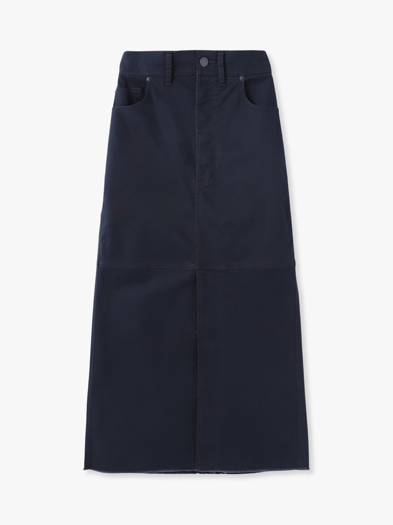 Organic Cotton Twill Skirt | スカート 詳細画像 navy