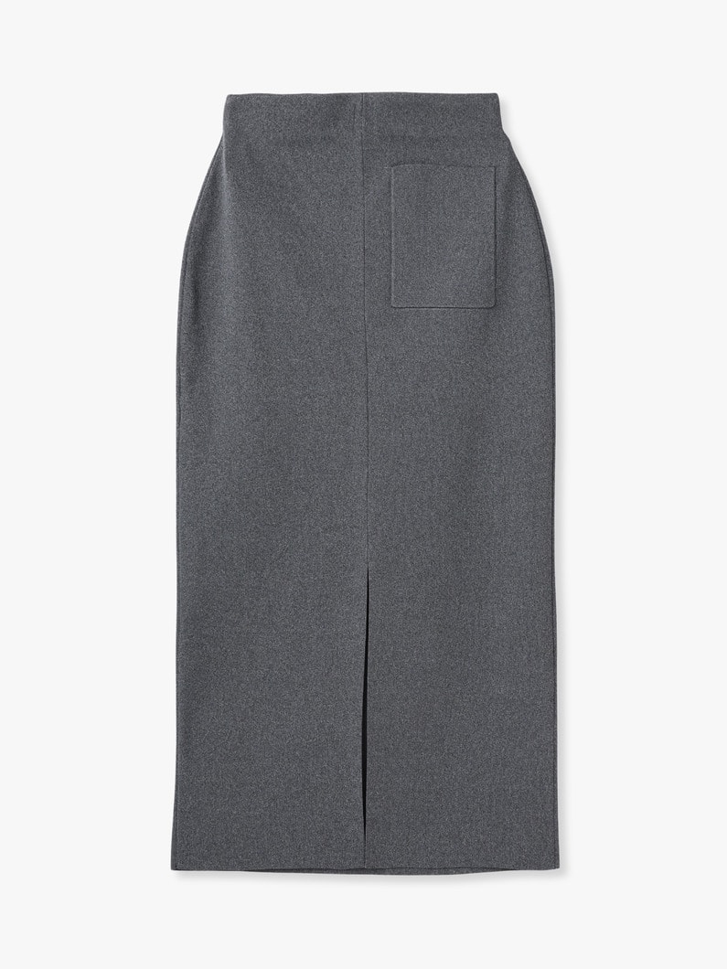 Recycled Polyester Knit Skirt | スカート 詳細画像 gray 1