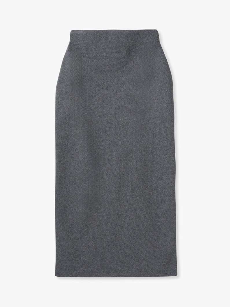 Recycled Polyester Knit Skirt | スカート 詳細画像 gray 4