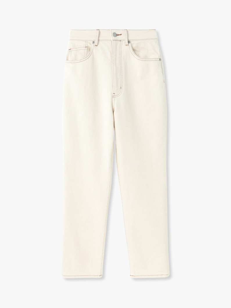 Organic Cotton Stretch Denim Pants | パンツ 詳細画像 ivory 2