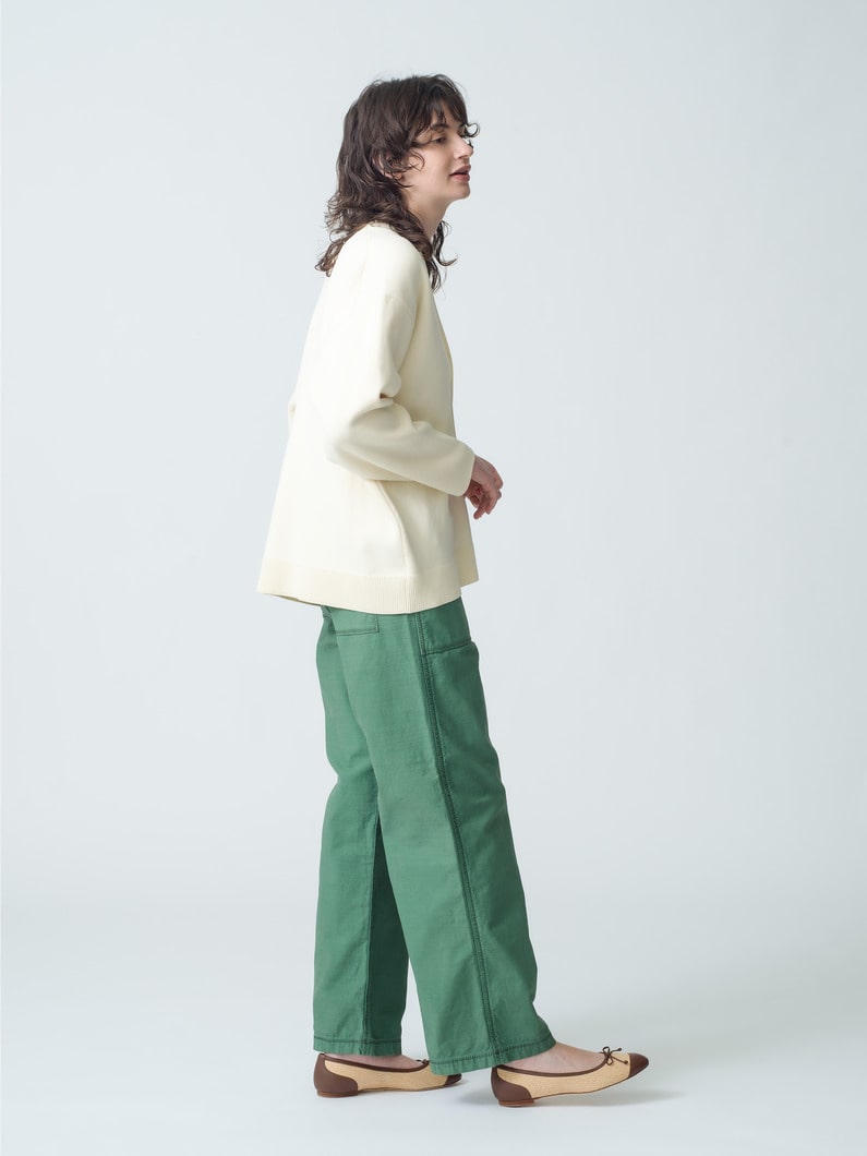 Zigzag Stitch Baker Pants | パンツ 詳細画像 khaki 2