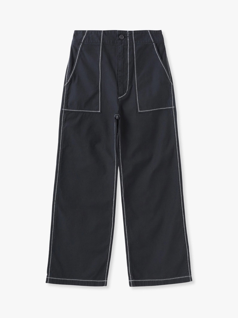 Zigzag Stitch Baker Pants | パンツ 詳細画像 charcoal gray 5