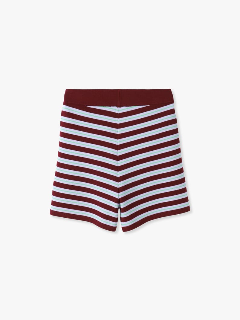 Luna Striped Shorts | パンツ 詳細画像 burgundy 1