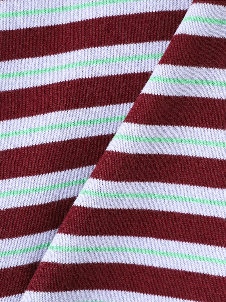 Luna Striped Shorts | パンツ 詳細画像 burgundy 2