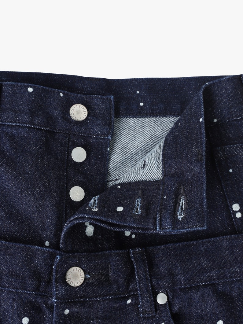 W Waist Recycle Denim Pants (indigo) | パンツ 詳細画像 indigo 2