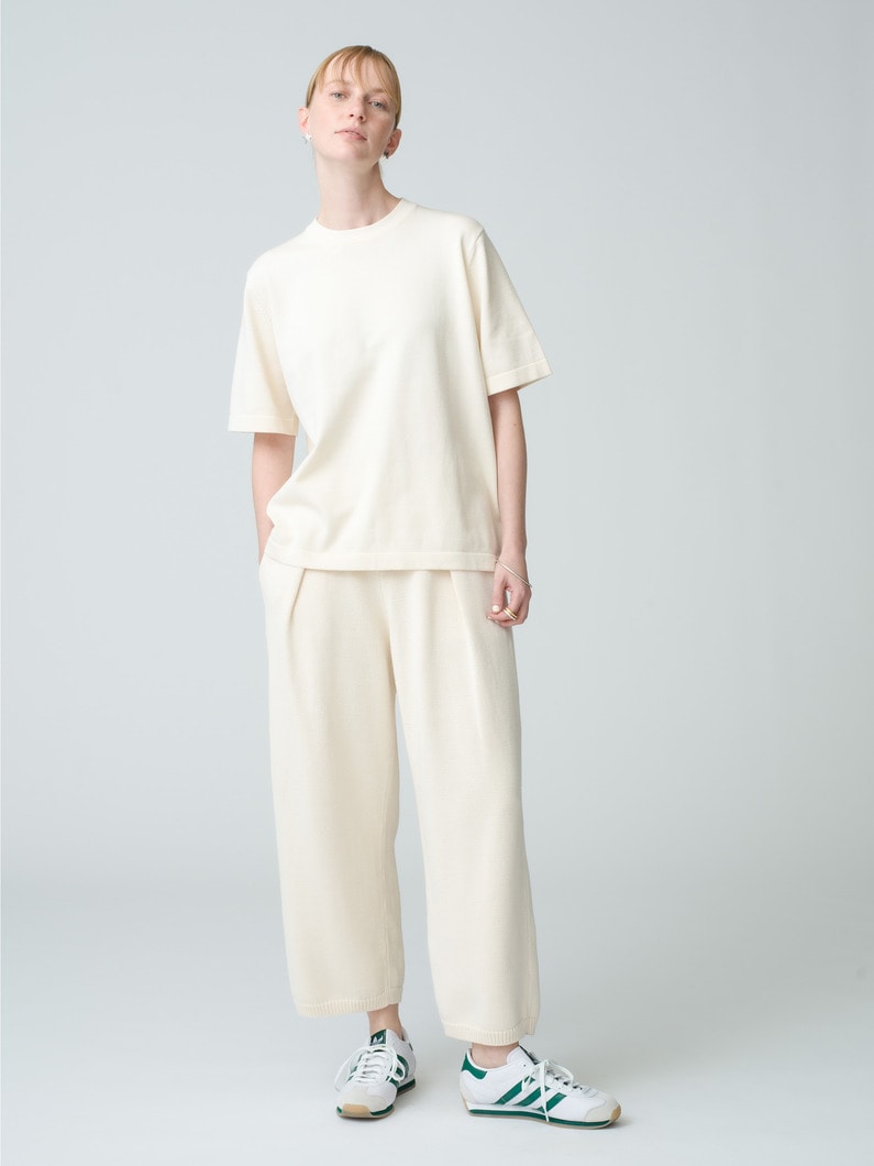 Tuck Knit Pants | パンツ 詳細画像 off white 2