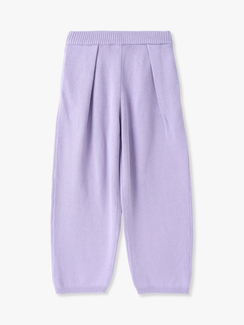 Tuck Knit Pants | パンツ 詳細画像 light purple 7