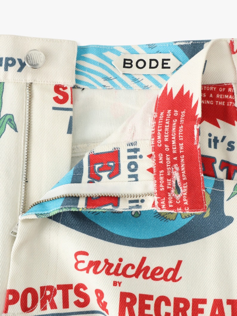 エンリッチメント トラウザーズ 詳細画像 white 2