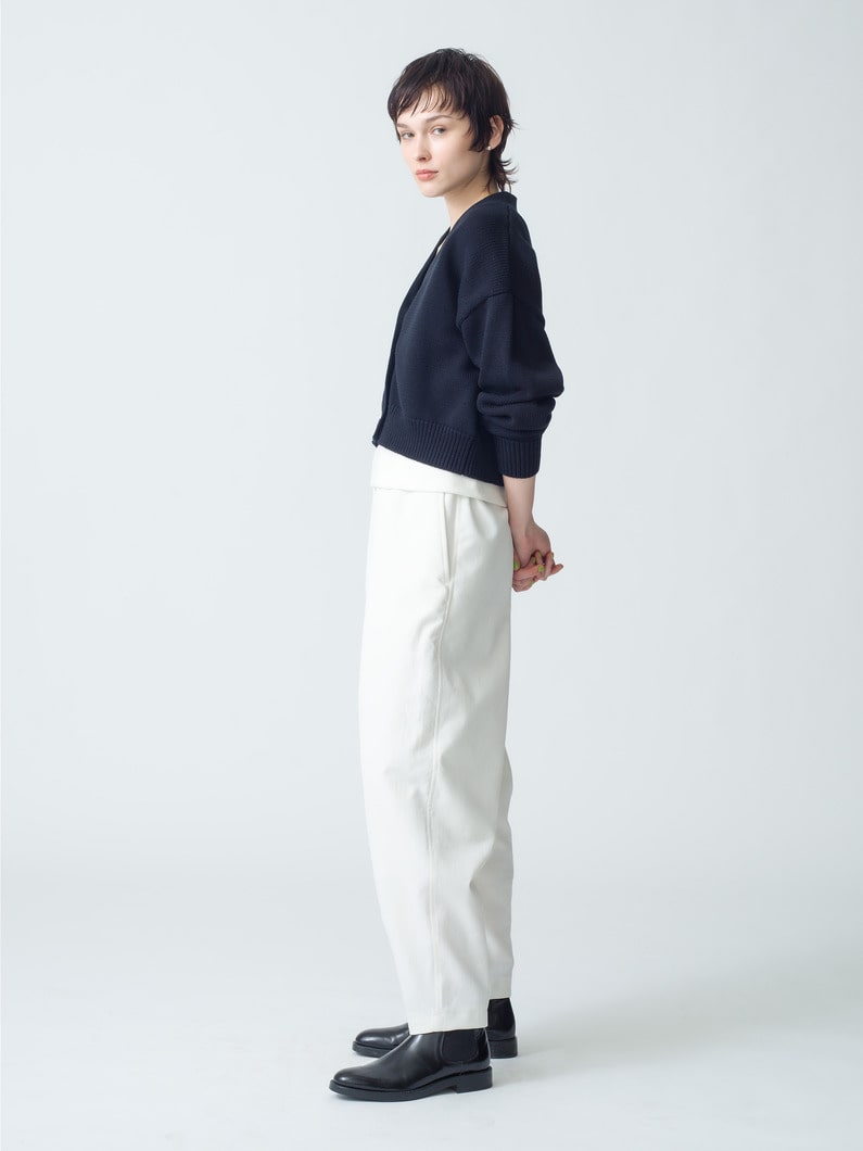 Cotton Nylon Curvy Pants | パンツ 詳細画像 ivory 3