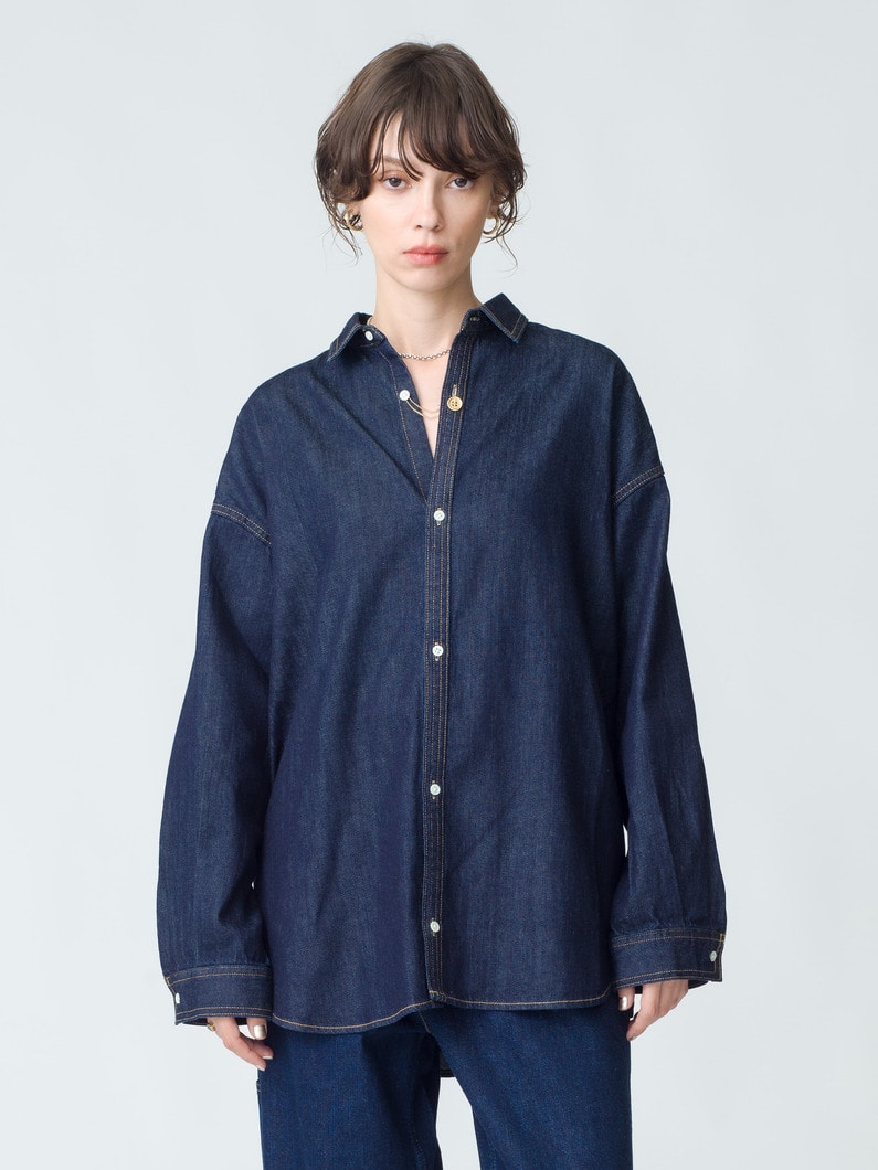 Big Denim Shirt | シャツ 詳細画像 indigo 1