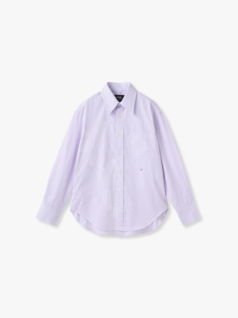 70s Pocket Striped Shirt (lavender) | シャツ 詳細画像 lavender 1