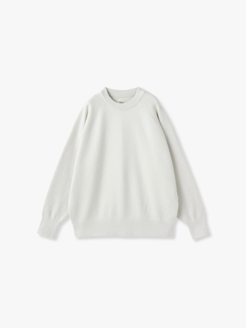 Suvin Cotton Smooth Pullover | ニット 詳細画像 ivory 3