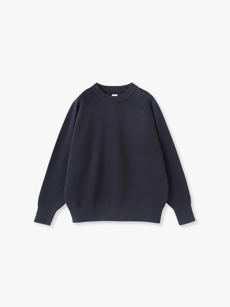 Suvin Cotton Smooth Pullover | ニット 詳細画像 navy 3