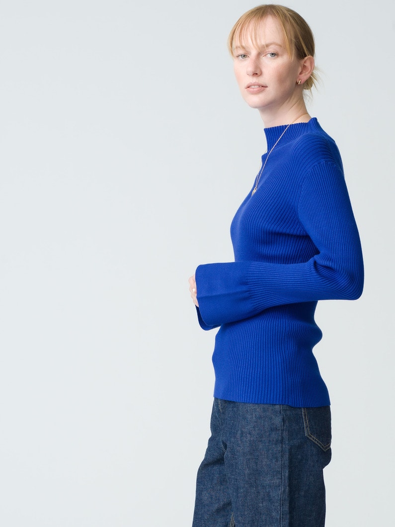 Bell Sleeve Knit Pullover | ニット 詳細画像 blue 2